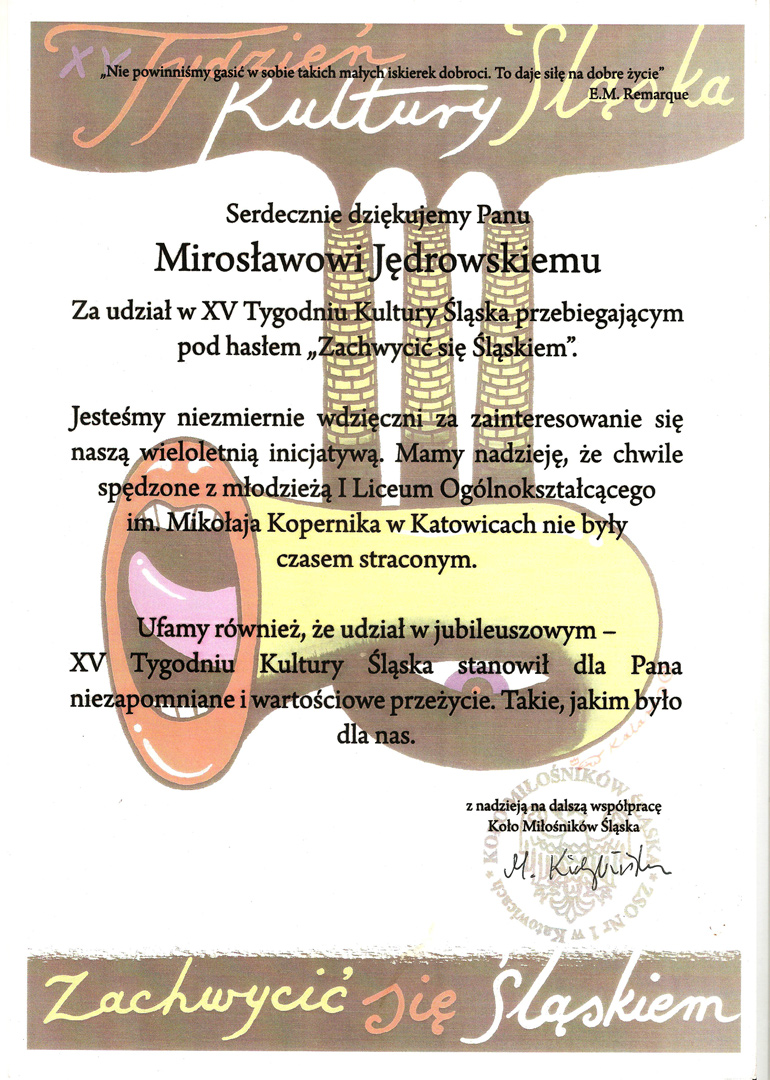 XV Tydzień Kultury Śląska 2008