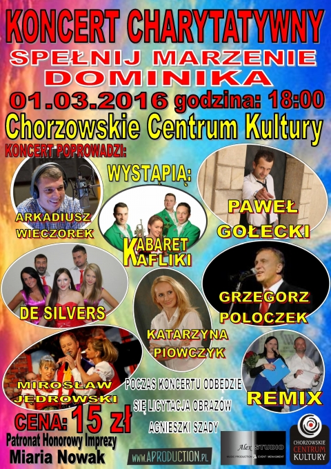 JedrowskiShow Koncert dla Dominika Chorzów 1.03.2016