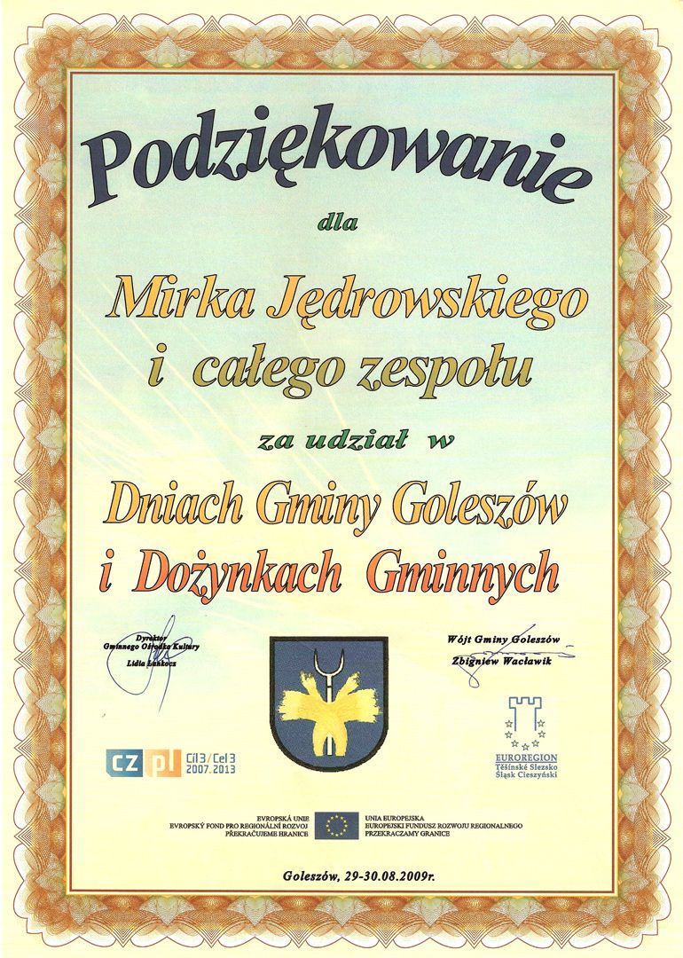 Dożynki Gminne Goleszów 2009